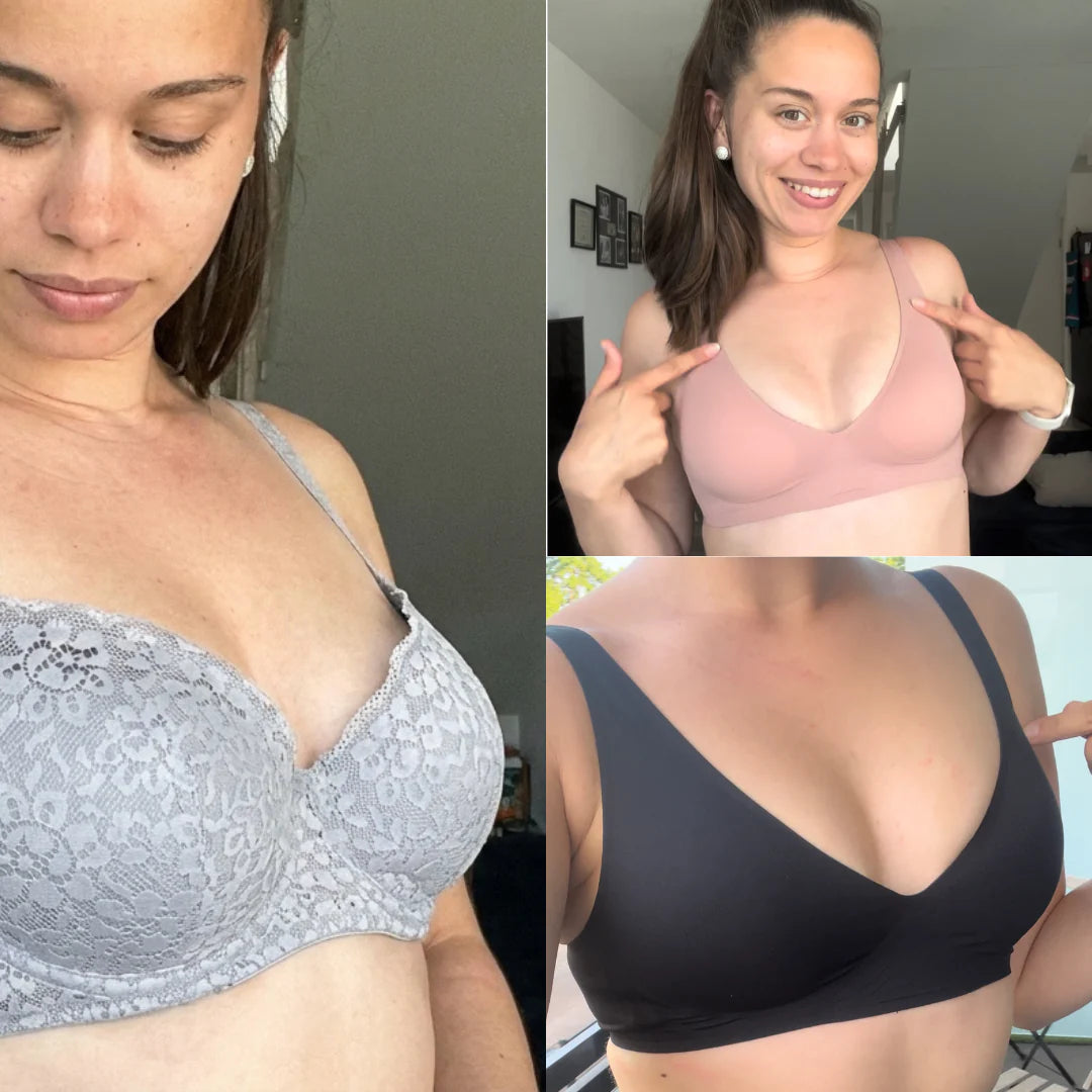 Décolleté naturellement joli grâce à l'effet liftant