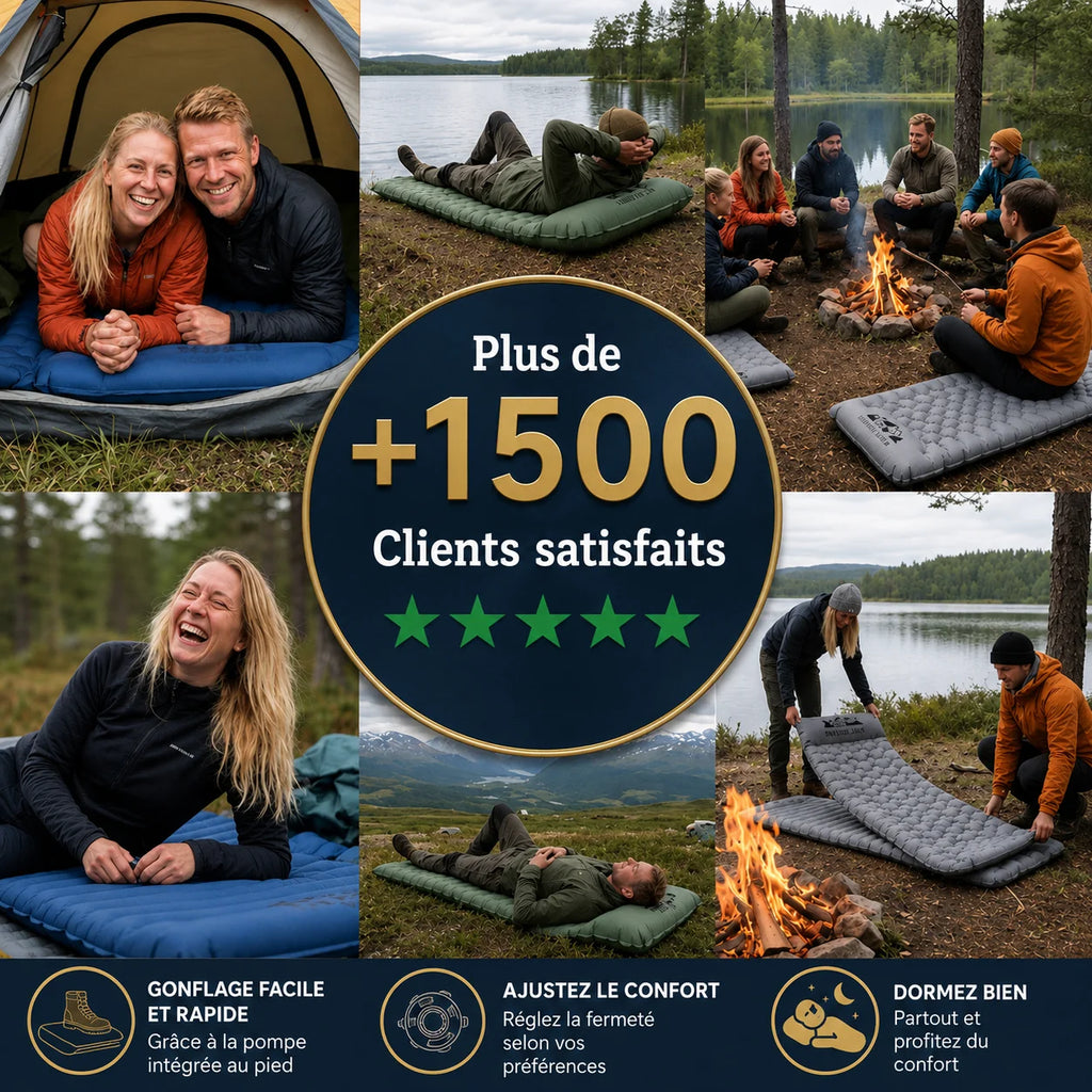 Netovia — Matelas gonflable ultraléger et compact PRO