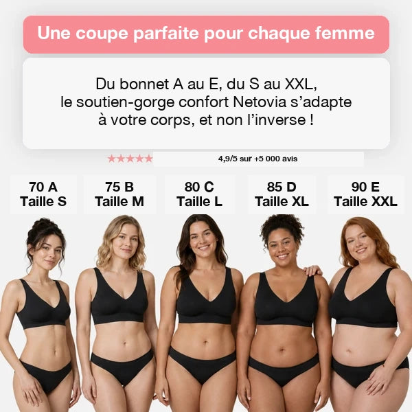 Soutien-gorge Netovia Comfort sans coutures ni armatures