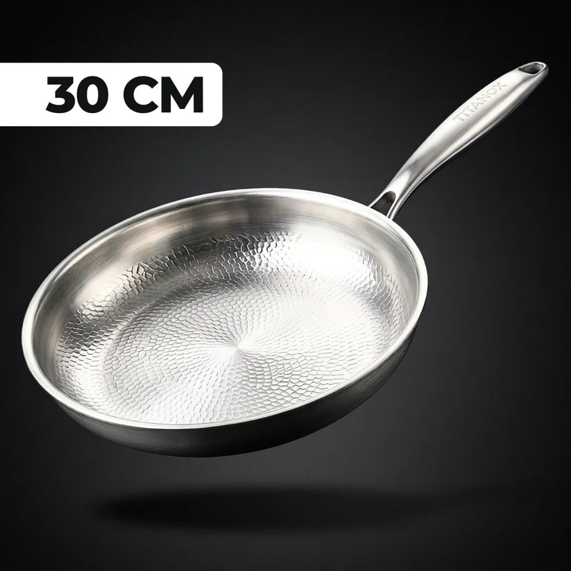 Poêle 100% Titane Pur — Pour Une Cuisine Sans Toxines