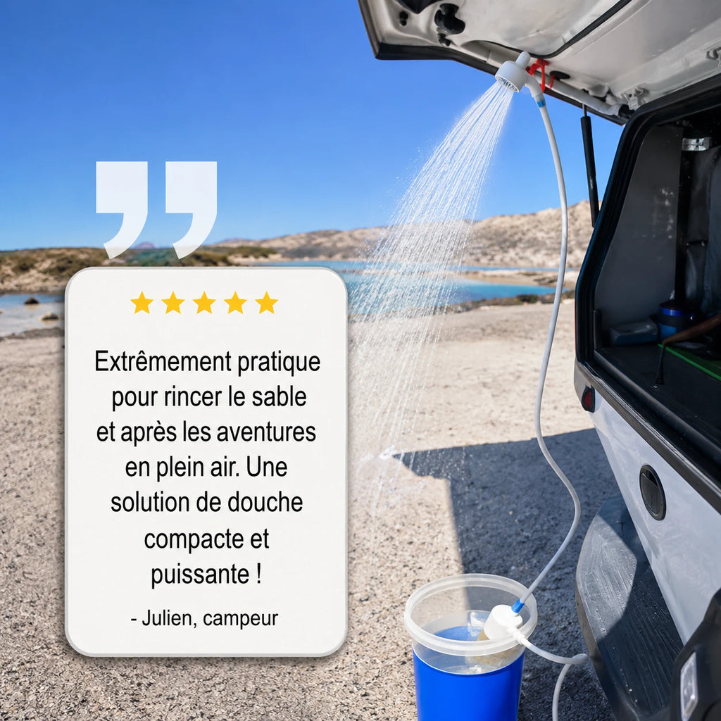Pompe à Eau Portable : Kit avec Tuyau & Embout