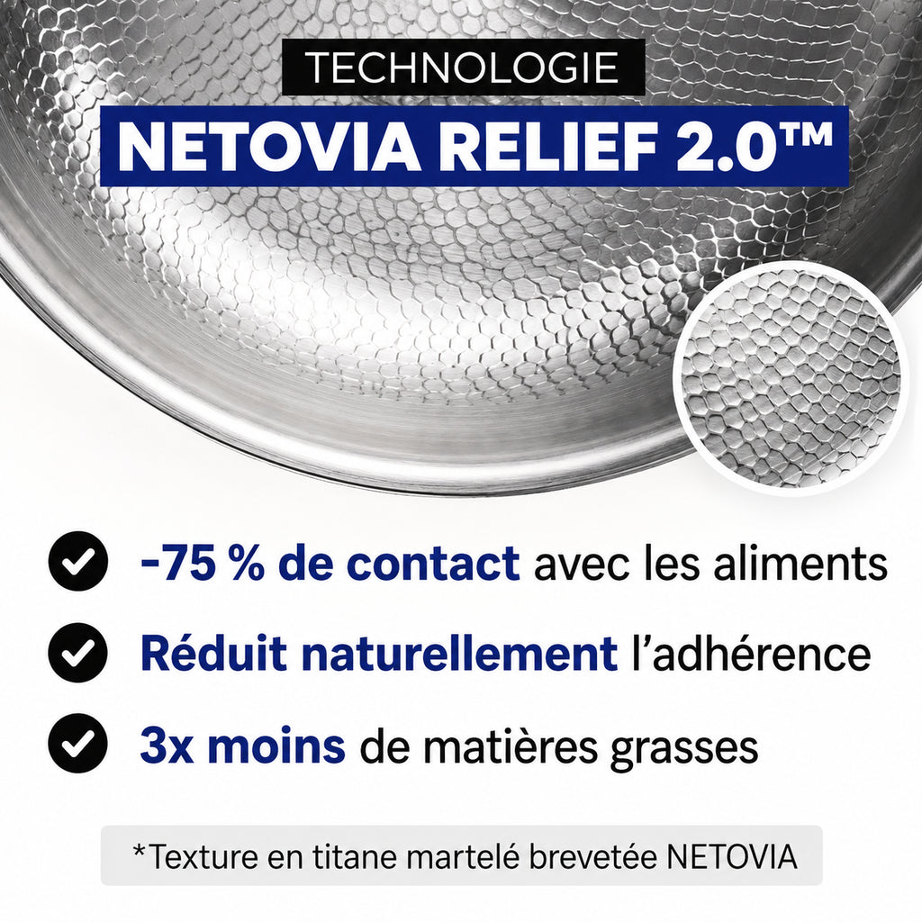 Poêle 100% Titane Pur — Pour Une Cuisine Sans Toxines