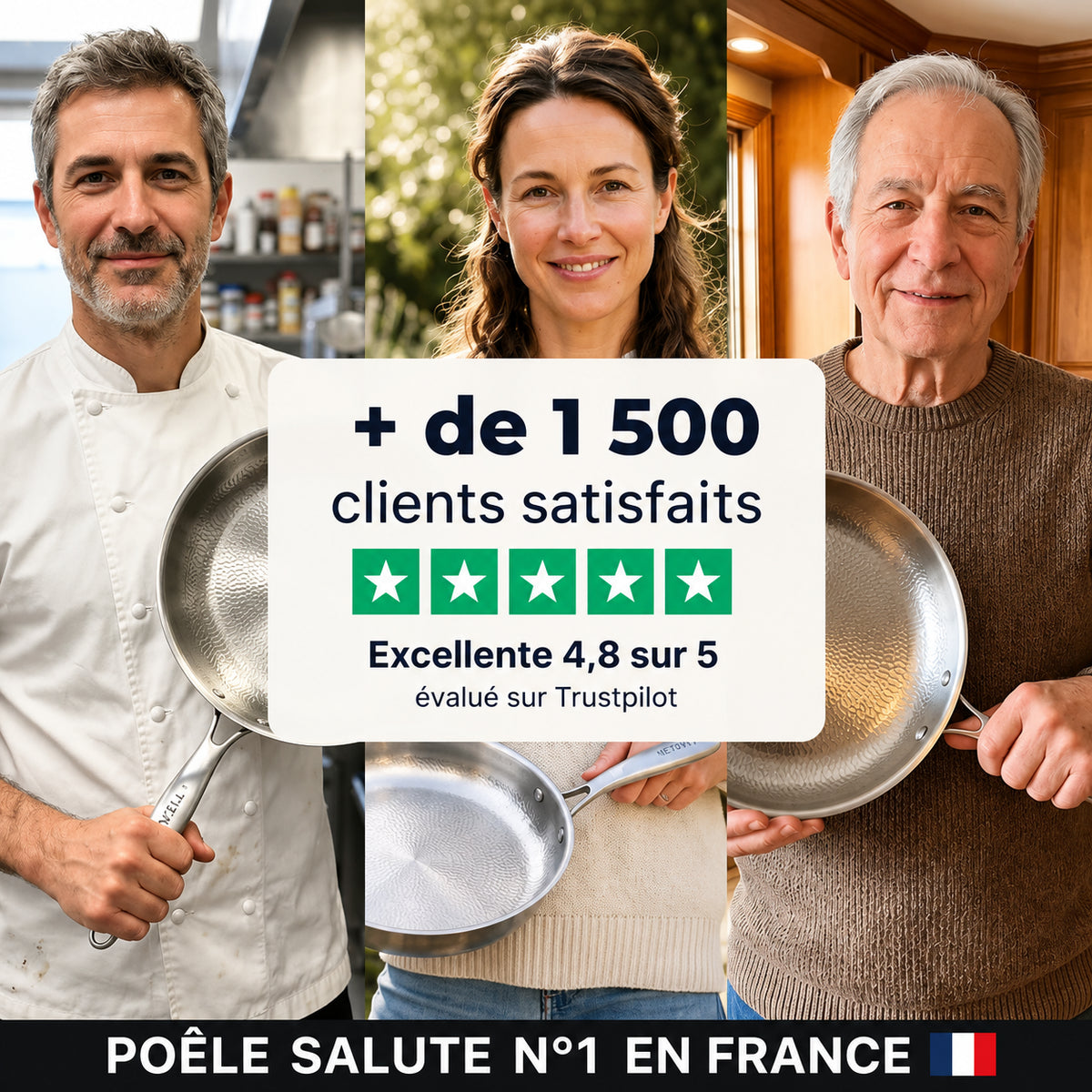 Poêle 100% Titane Pur — Pour Une Cuisine Sans Toxines